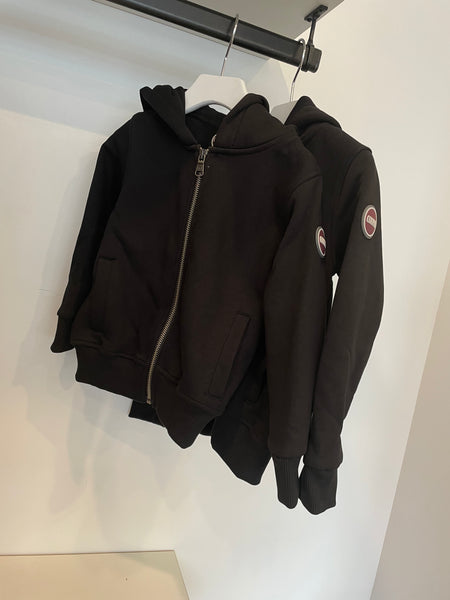Colmar Black Logo Zip Up Sweater