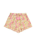 Louise Misha Lemon Patchouli Flore Spring Blouse + Vallaloid Shorts Set