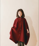 Nunu Forme Deep Red Oversized Shirt Dress
