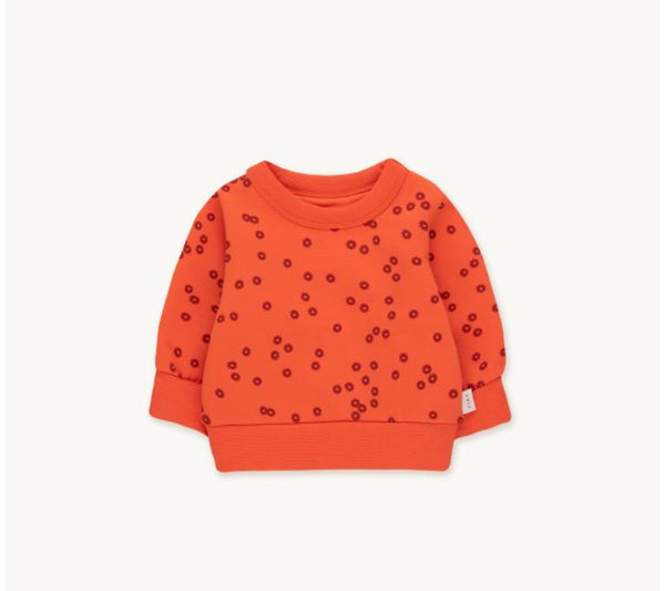 Tinycottons Red Daisies Baby Sweatshirt
