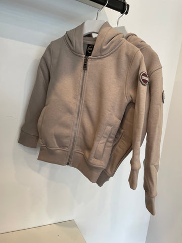 Colmar Sand Logo Zip Up Sweater