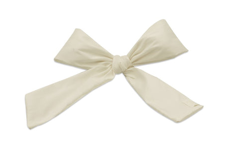 Arbii white Tafetta Bow Clip