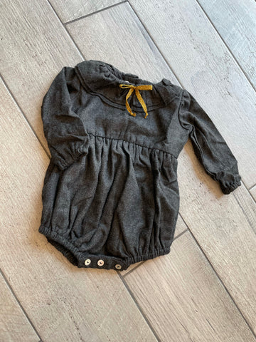 Cosmosophie Grey Vintage Elmo Romper