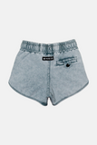 Mini Kid Raw Jean Shorts