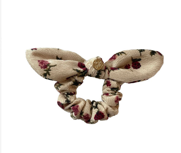Halo Luxe Elsie Scrunchie Ivory Floral