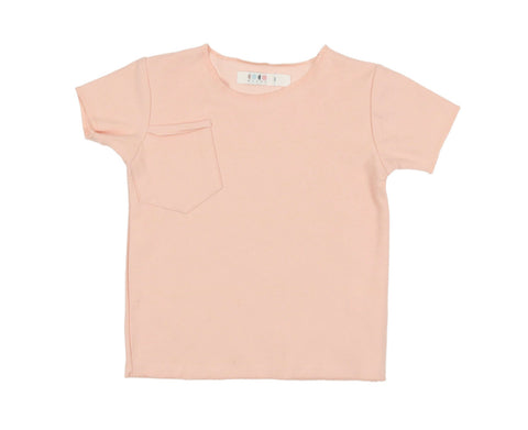 Coco Blanc Smoky Rose French Terry Short Sleeve Tee