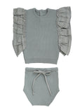 Belati Sage Rib Frill Set