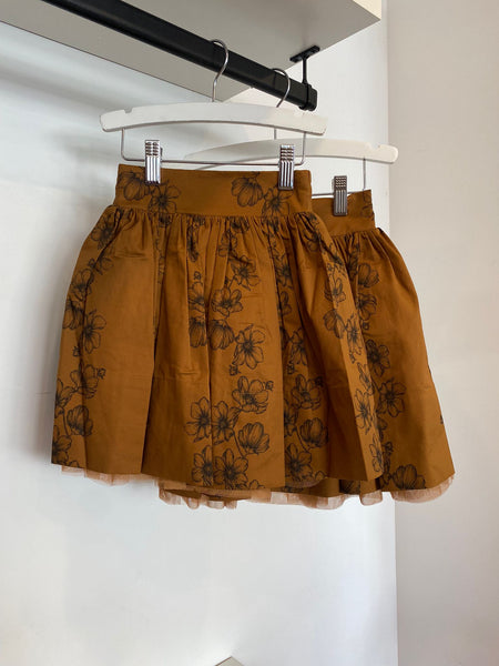 Carbon Soldier Nutmeg/Black Portia Skirt