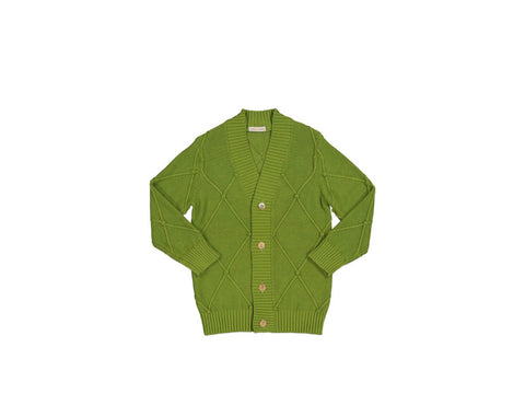 Carbon Soldier Grass Kale Cardigan