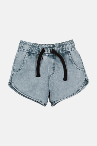 Mini Kid Raw Jean Shorts