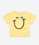 Bobo Choses Yellow Big Smile Lilas Short Sleeve Tshirt
