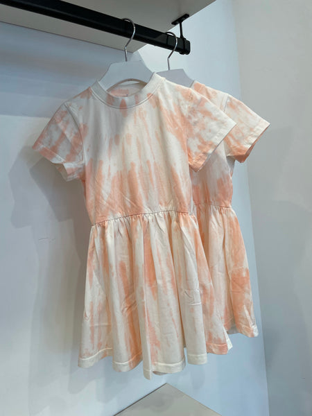 Steph The Label Short Sleeve Tie Dye Dress