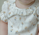 Minimon Blue Floral Rue Romper