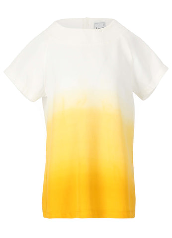 LMN3 Mineral Yellow Ombre Top