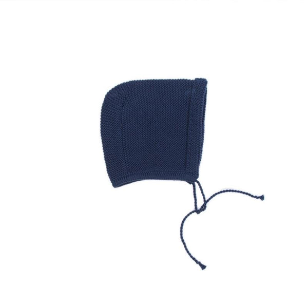 Oeuf Blue Knit Bonnet