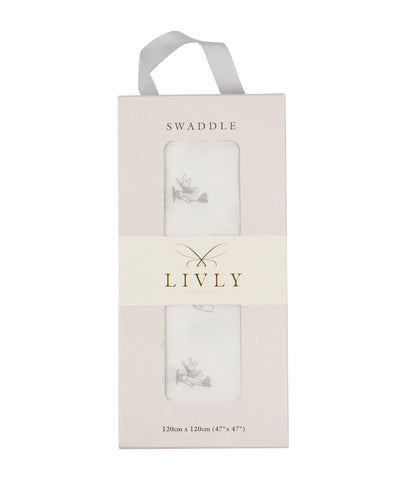 Livly Stockholm Pink Airplane Swaddle