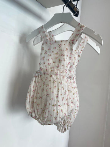 Cosmosophie White Bloom Sun Romper