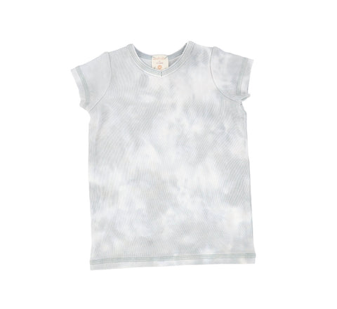 Lil Legs Seafoam Watercolor Boys V-Neck Tee