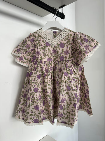 Little Paisley People Purple Iris Malti Dress