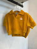 Hundred Pieces Sunflower Yellow Terry V-neck Polo