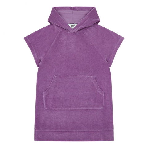 Hundred Pieces Purple Terry Hooded Dress