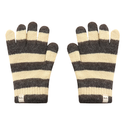 Bobo Choses Kids Striped Knitted Gloves
