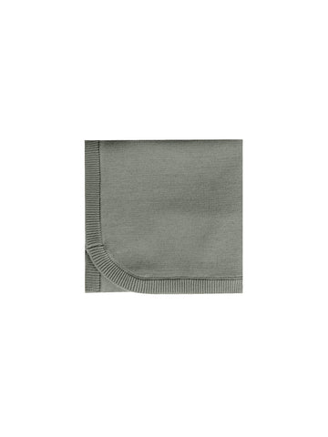 Quincy Mae Eucalyptus Knit Baby Blanket