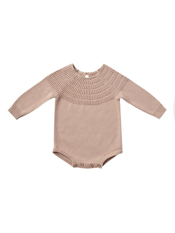 Quincy Mae Petal Knit Dalia Romper