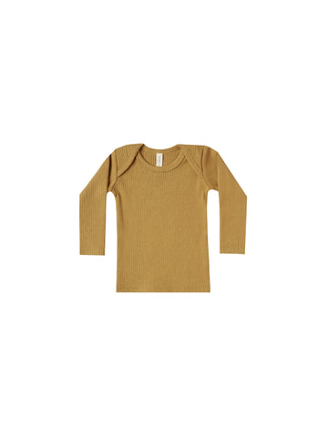 Quincy Mae Ocre Ribbed Legging Set