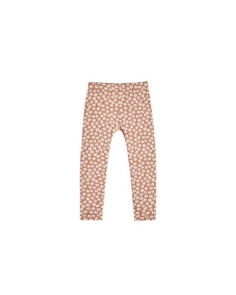 Rylee & Cru Terra Cotta Ditsy Legging