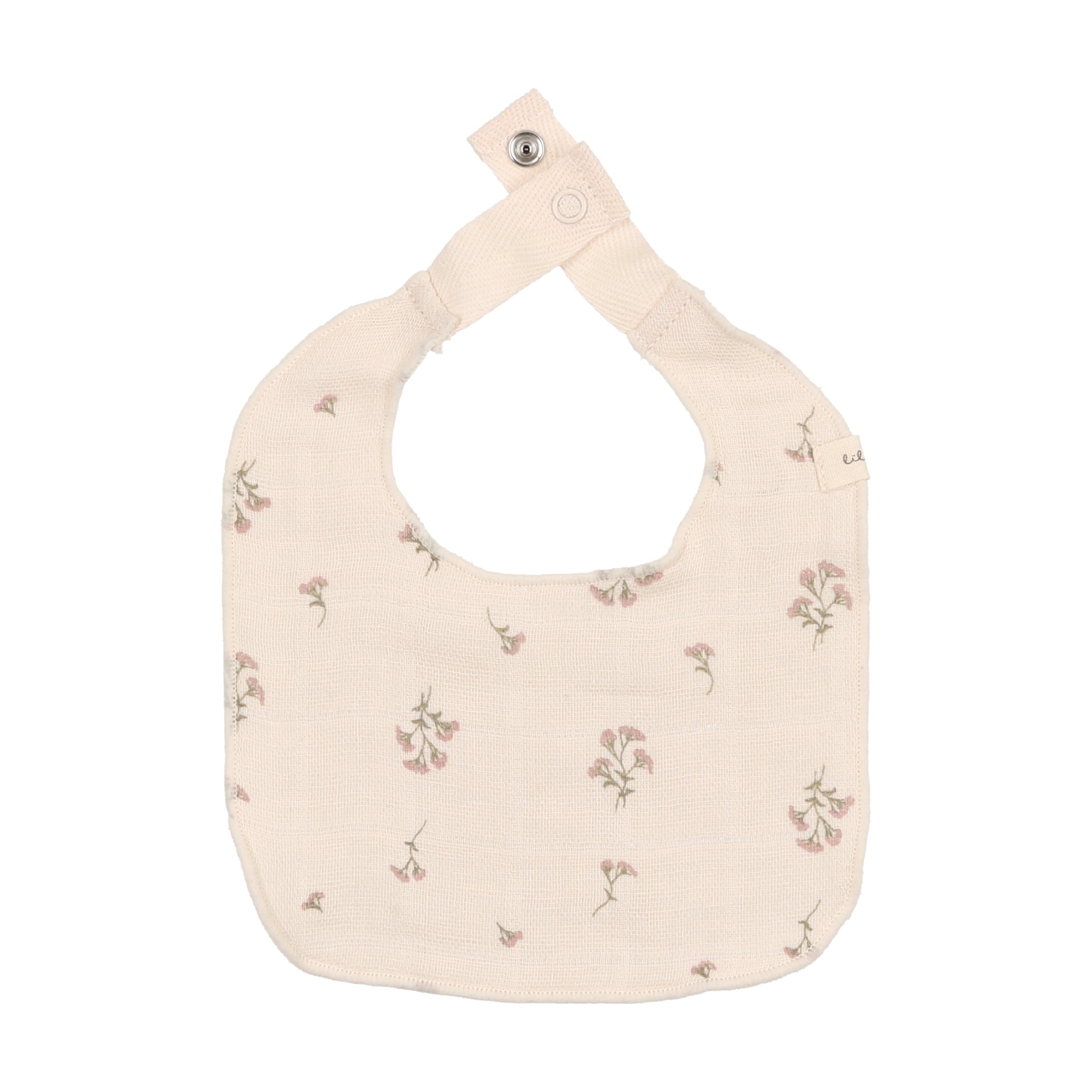 Lil Legs Rose Signature Floral Lilette Bib – Panda and Cub