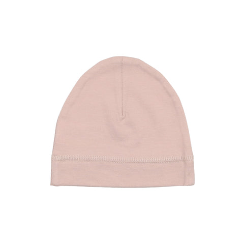 Lil Legs Pale Pink Brushed Cotton Beanie