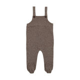 Lil Legs Mushroom Tweed Overalls