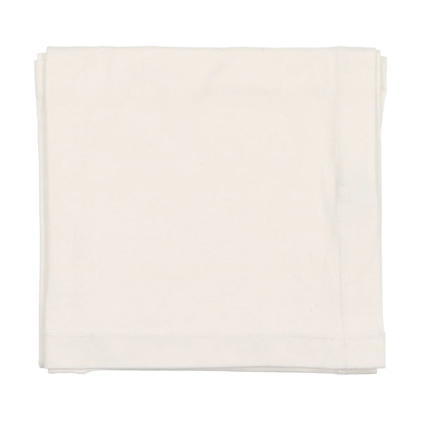 Lil Legs White Brushed Cotton Blanket