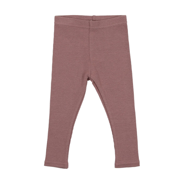 Lil Legs Berry Fashion Ribbed Leggings