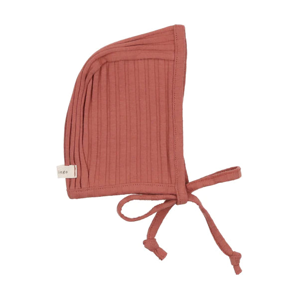 Lil Legs Winter Pink Wide Ribbed Bonnet