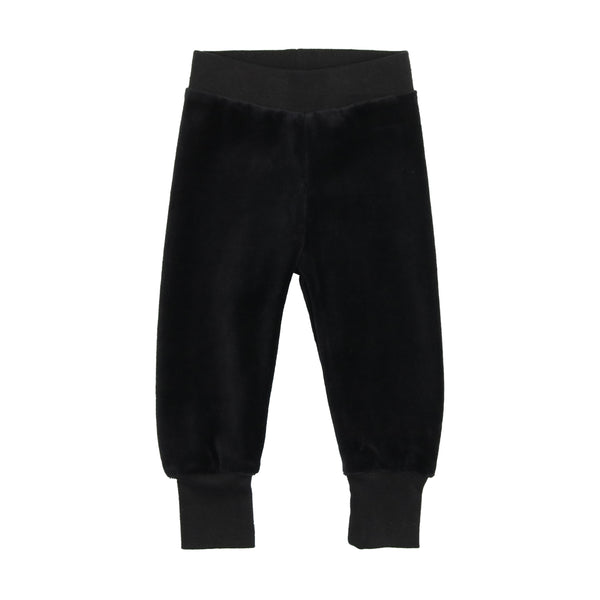 Lil Legs Black Velour Sweatpants