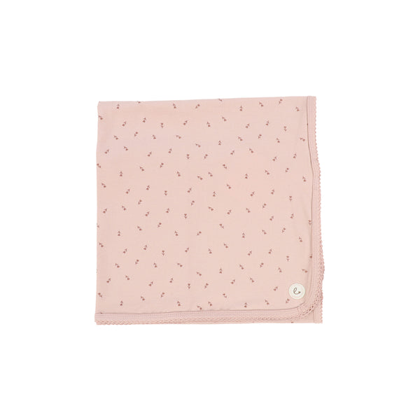 Lil Legs Pink/Pink Tulip Printed Blanket