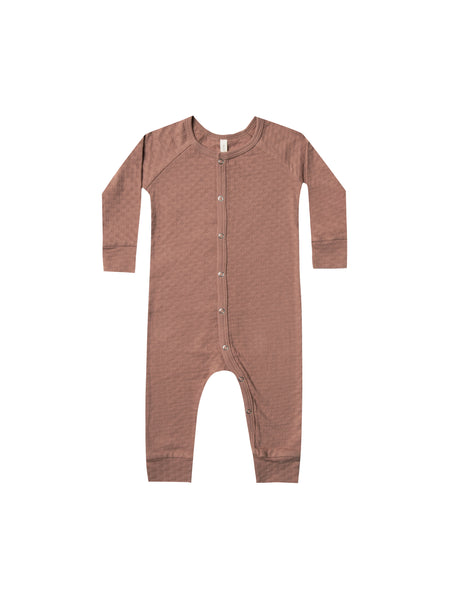 Quincy Mae Clay Pointelle Jumpsuit