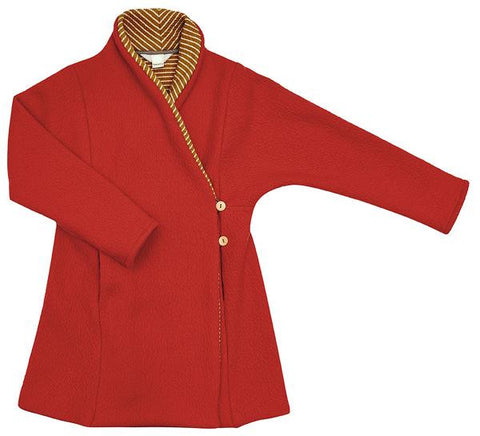 Macarons Coat Coco Tulip Red/ Honey Striped