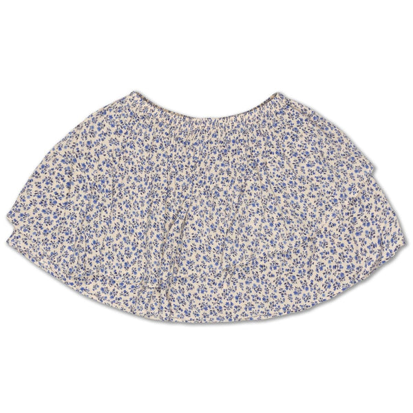 Repose Delfst Blue Flower Ruffle Skirt