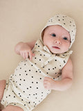 Quincy Mae Pebble Ribbed Baby Bonnet