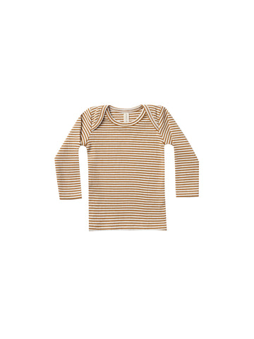 Quincy Mae Walnut Stripe Ribbed Legging Set