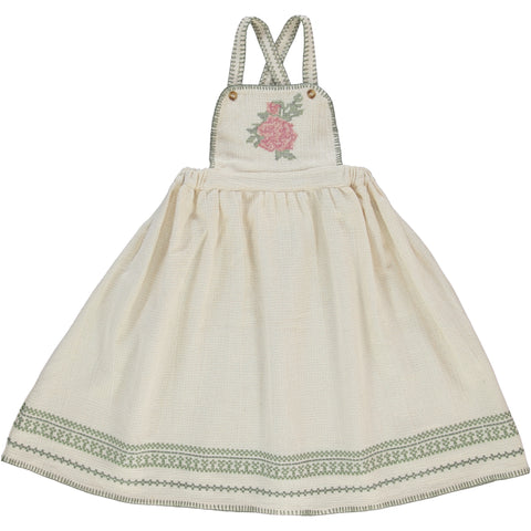 Bebe Organic Rosel Needlepoint Apron