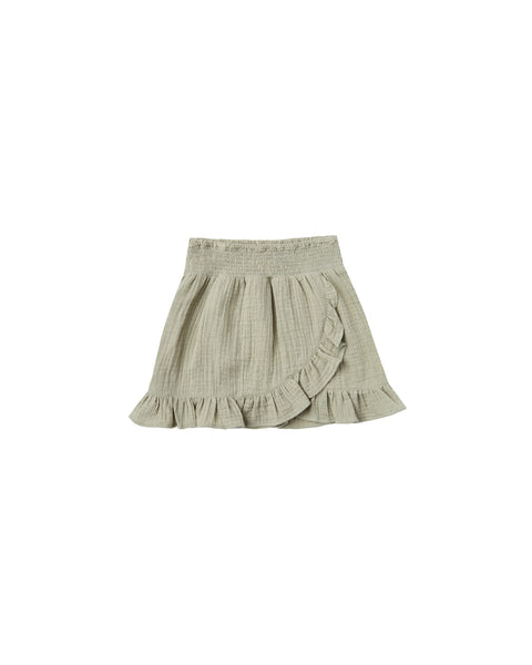 Rylee & Cru Sage Wrap Ruffle Skirt