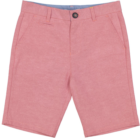 Coco Blanc Red Oxford Shorts
