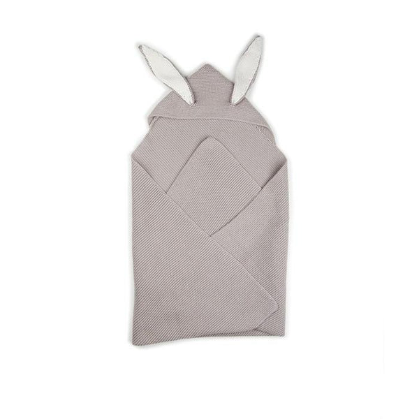 Oeuf Light Grey Bunny Blanket