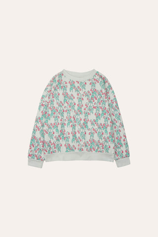 The Campamento Blue Flowers Sweatshirt