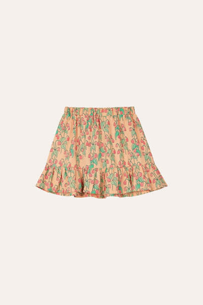 The Campamento Peach Flowers Skirt