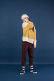 Tinycottons Beige Color-Block Sweater
